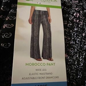 Wide leg Morocco Pant - with draw strip front